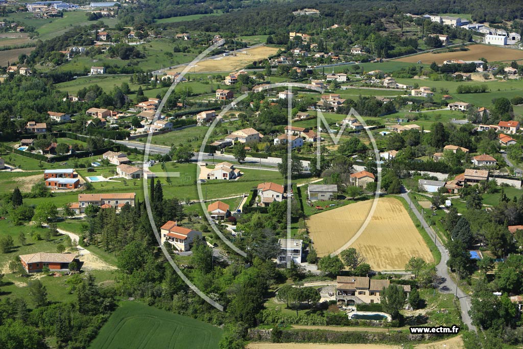 Photo arienne de Saint-Hilaire-de-Brethmas (Monte de Granat)