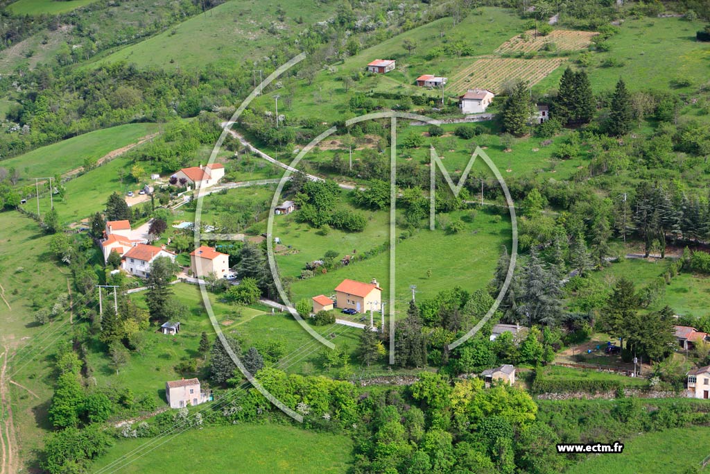 Photo arienne de Millau (La Countal)