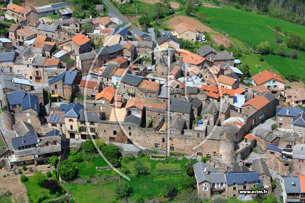 Photo arienne de Montjaux (Marzials)