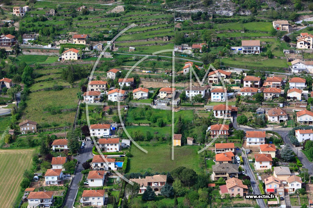 Photo arienne de Saint-Affrique