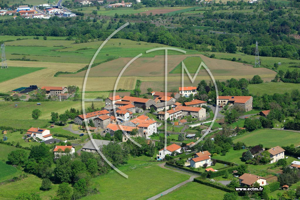 Photo arienne de Sanssac-l'glise (Coyac)