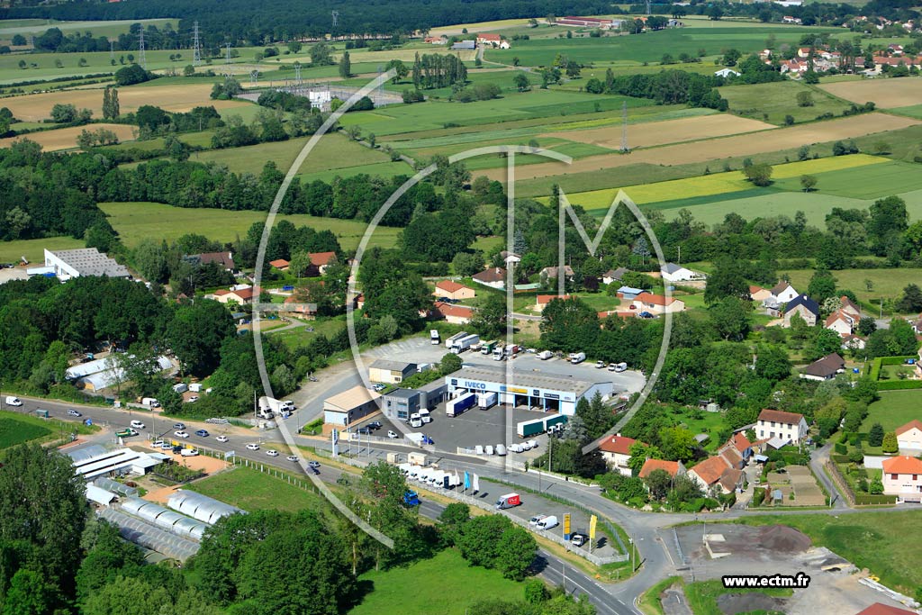 Photo arienne de Creuzier-le-Vieux (Les Cornillons)