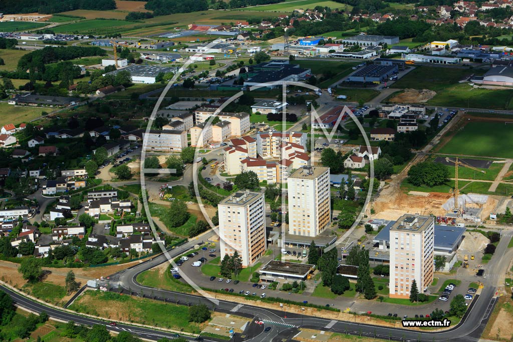 Photo arienne de Dole (Les Mesnils Pasteur)