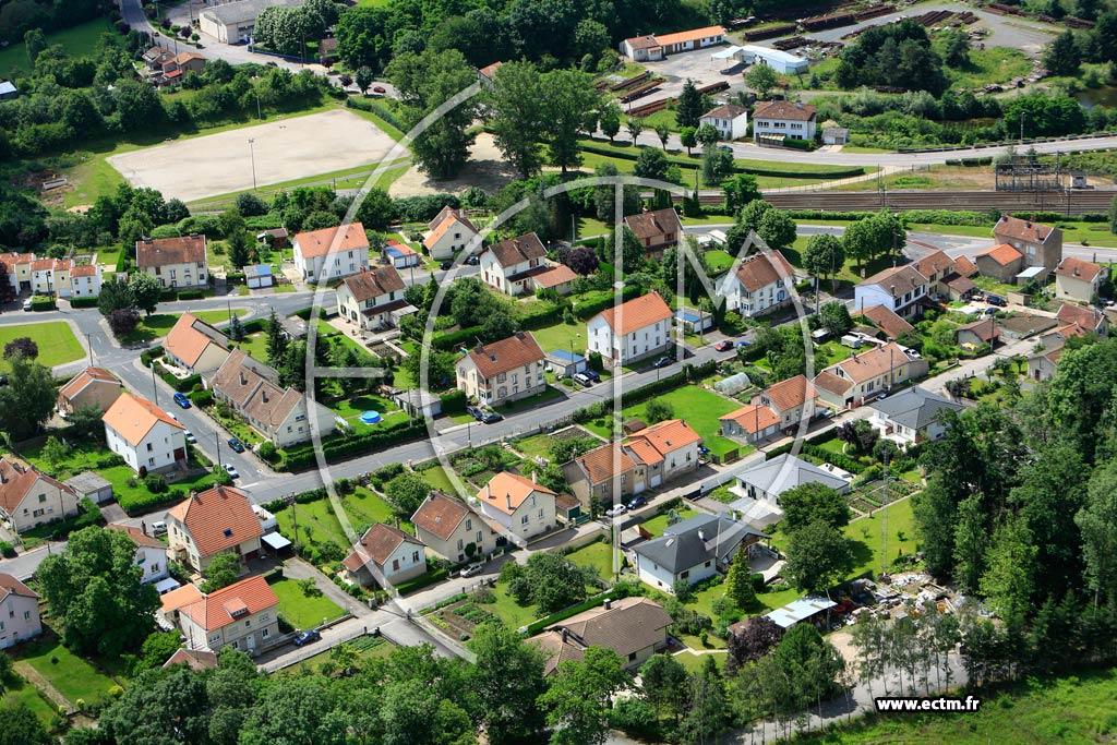 Photo arienne de Blainville-sur-l'Eau (Cit du Haut des Places)