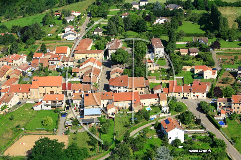 Photo arienne de Bouxires-aux-Chnes (cuelle)