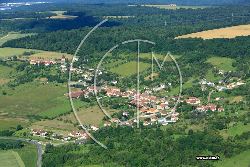 Photo arienne de Bouxires-aux-Chnes (Moulin)