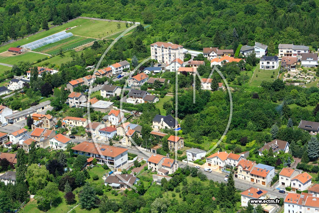 Photo arienne de Malzville