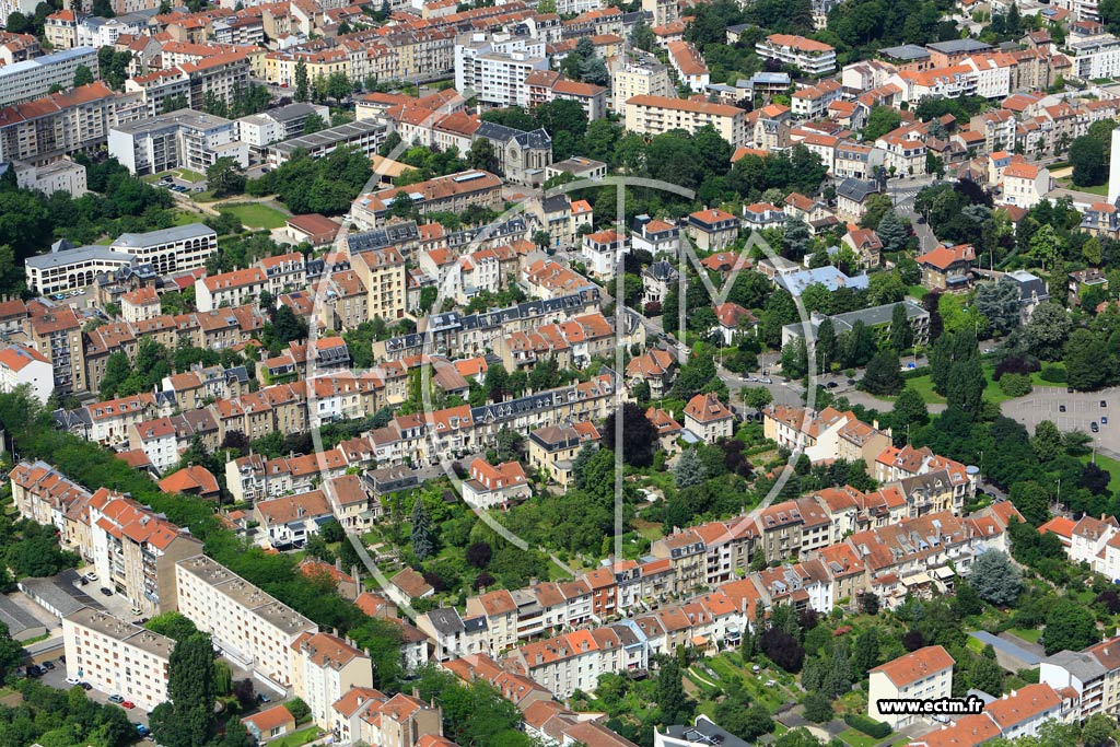 Photo arienne de Nancy (Mon Dsert-Jeanne d'Arc-Saurupt-Clmenceau)