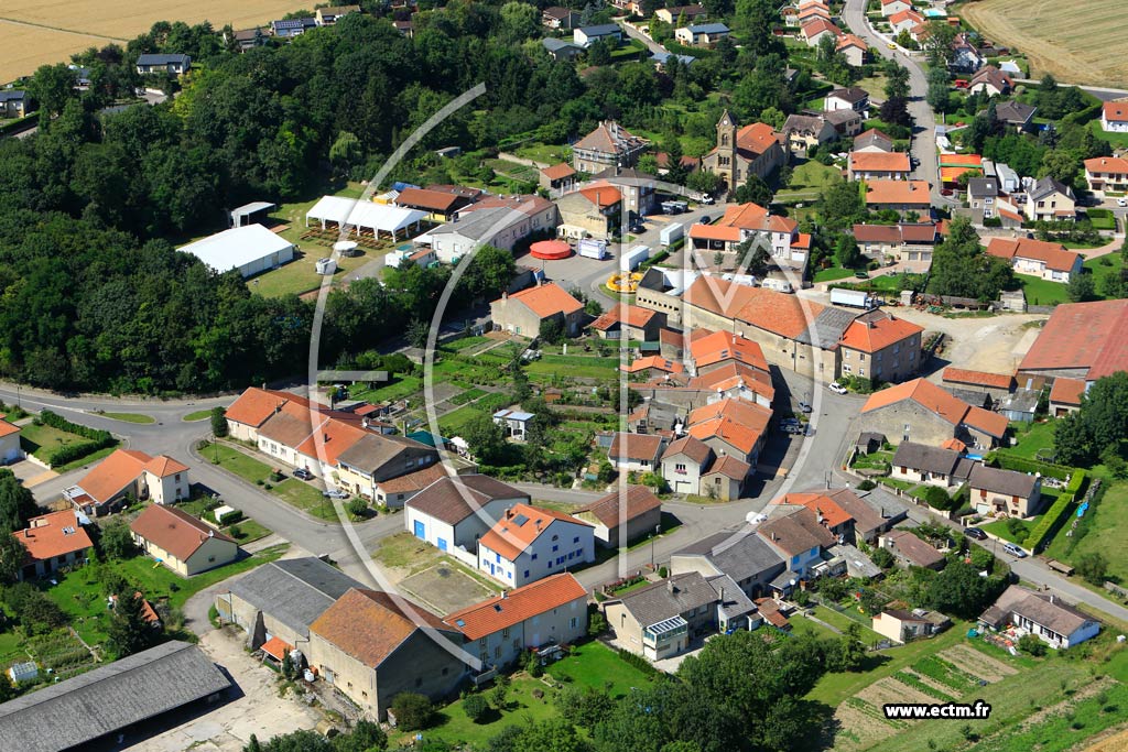 Photo arienne de Bazoncourt