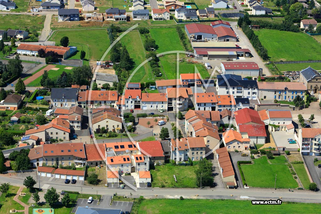 Photo arienne de Courcelles-sur-Nied