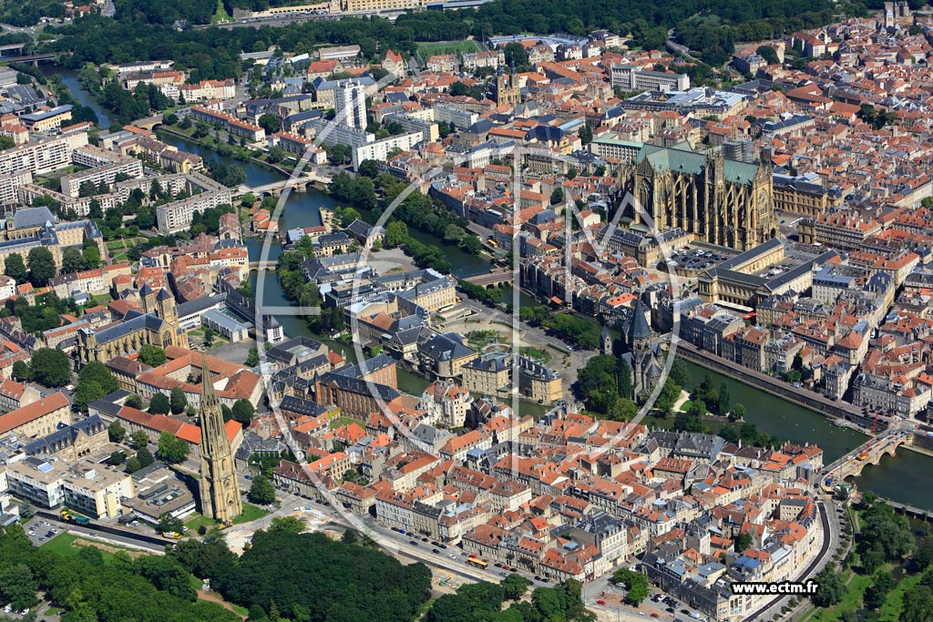 Photo arienne de Metz (Centre-Ancienne Ville)