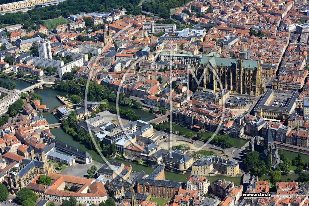 Photo arienne de Metz (Centre-Ancienne Ville)