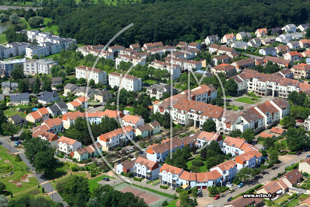 Photo arienne de Metz (La Grange au Bois)