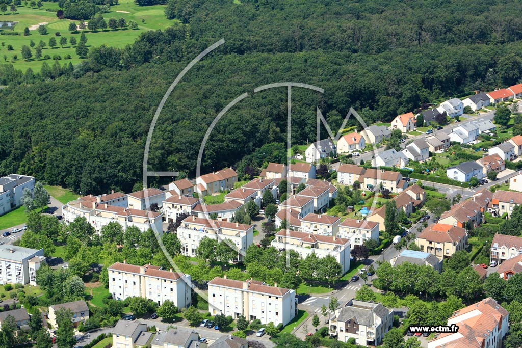 Photo arienne de Metz (La Grange au Bois)