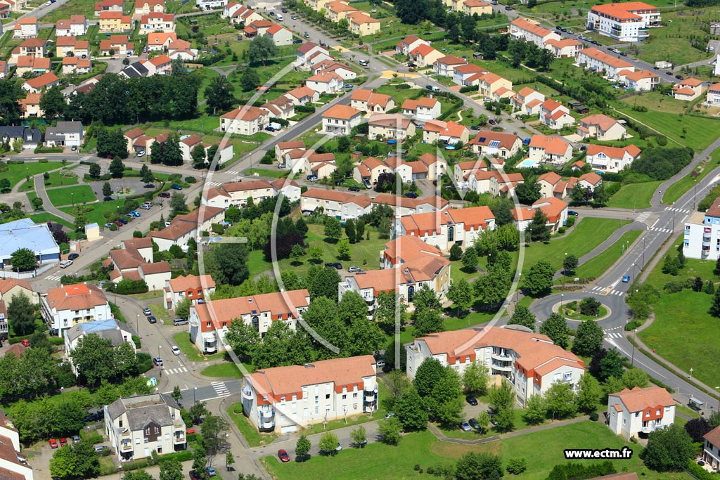 Photo arienne de Metz (La Grange au Bois)