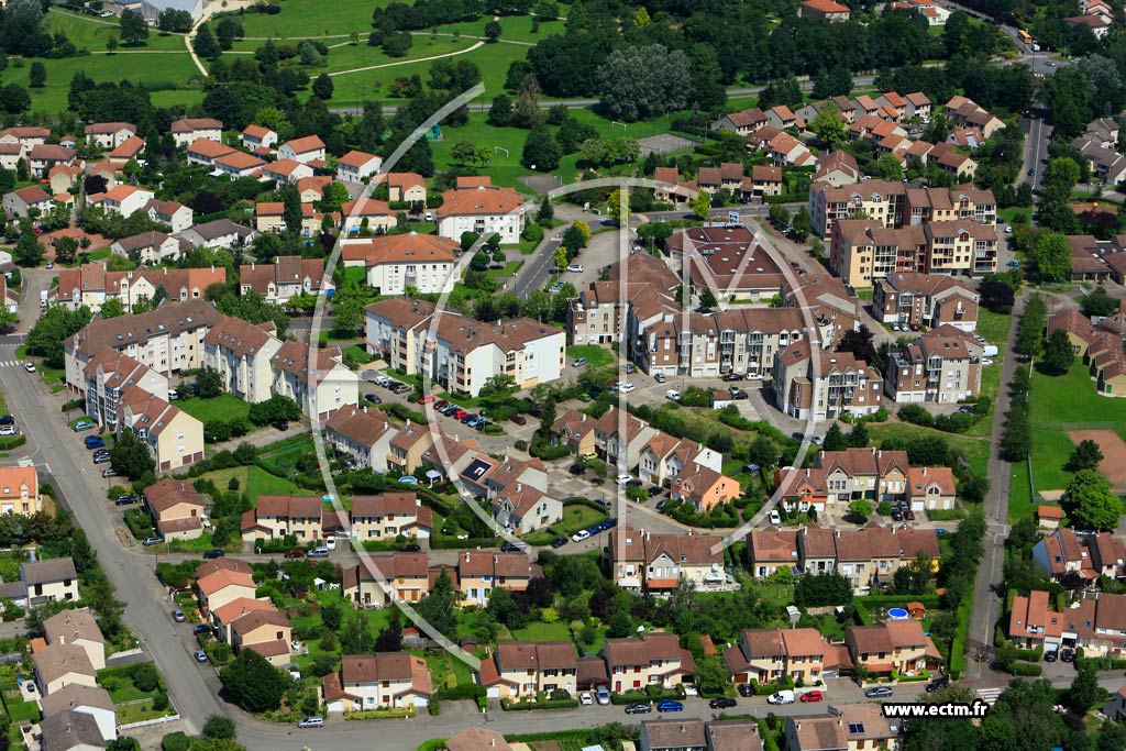 Photo arienne de Metz (La Grange au Bois)