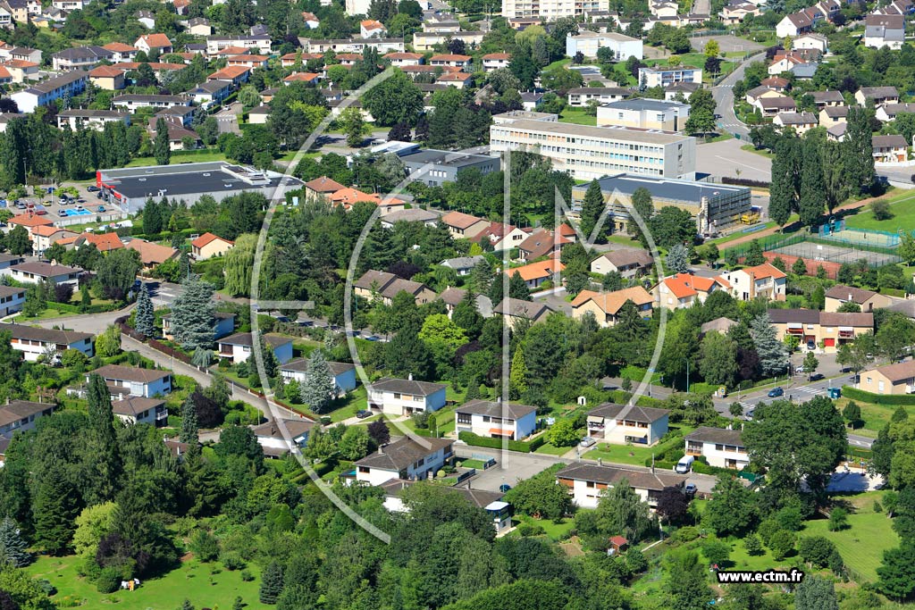 Photo arienne de Metz (Magny)