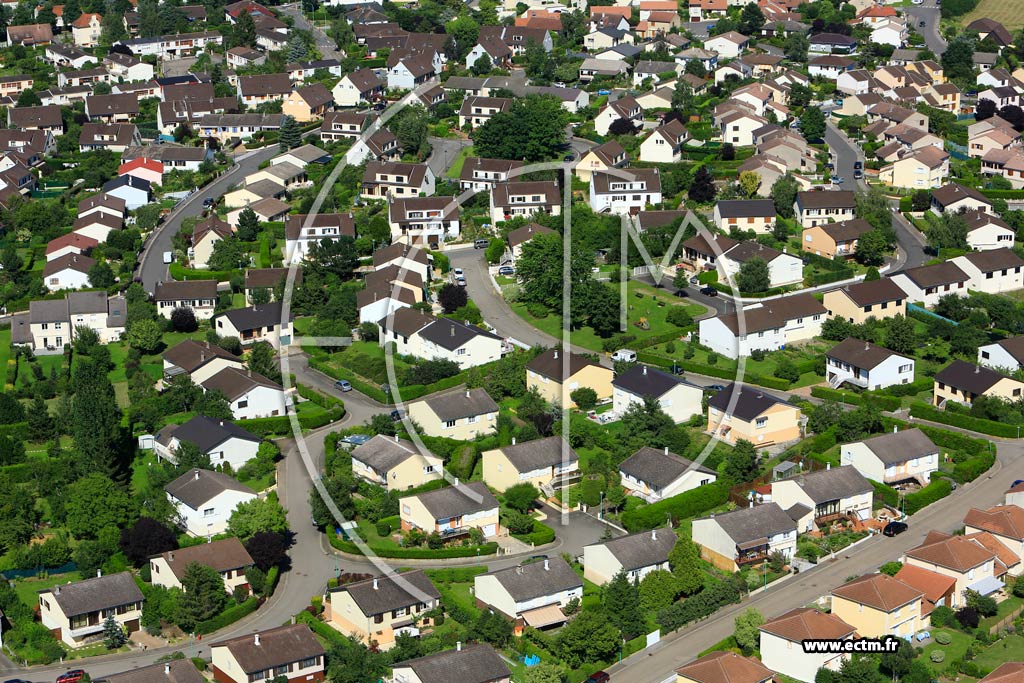 Photo arienne de Metz (Magny)