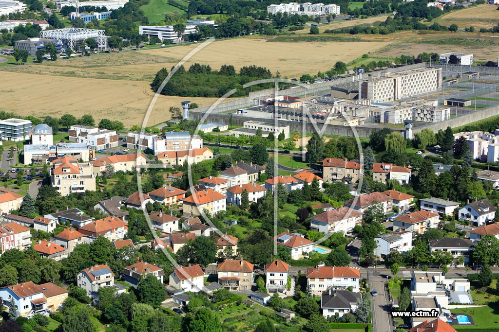 Photo arienne de Metz (Plantires Queuleu)