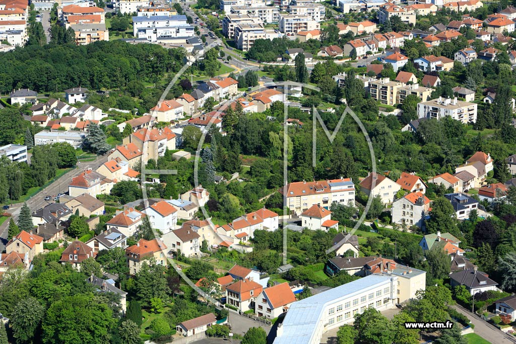 Photo arienne de Metz (Plantires Queuleu)