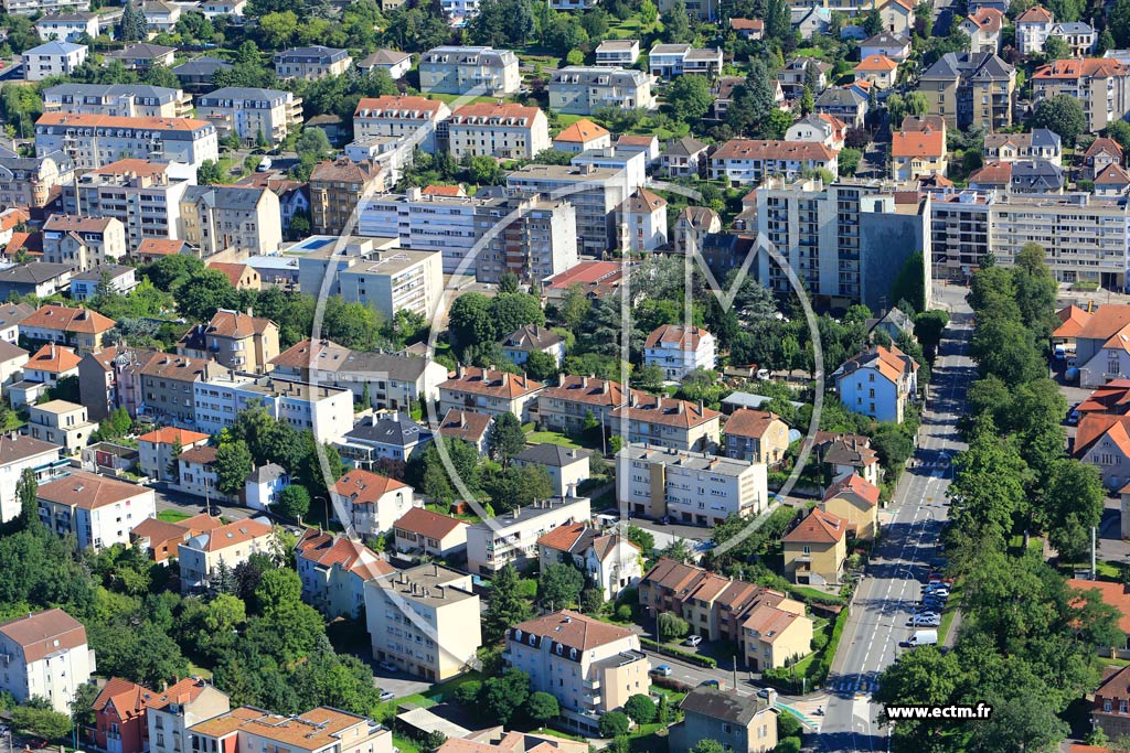 Photo arienne de Metz (Plantires Queuleu)