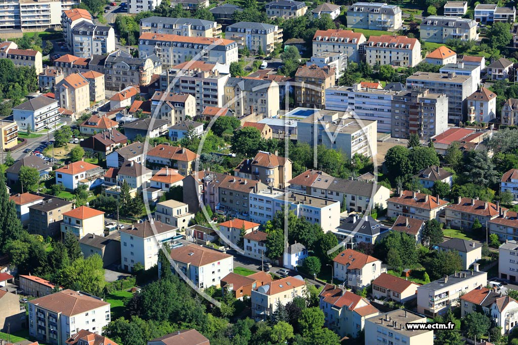 Photo arienne de Metz (Plantires Queuleu)