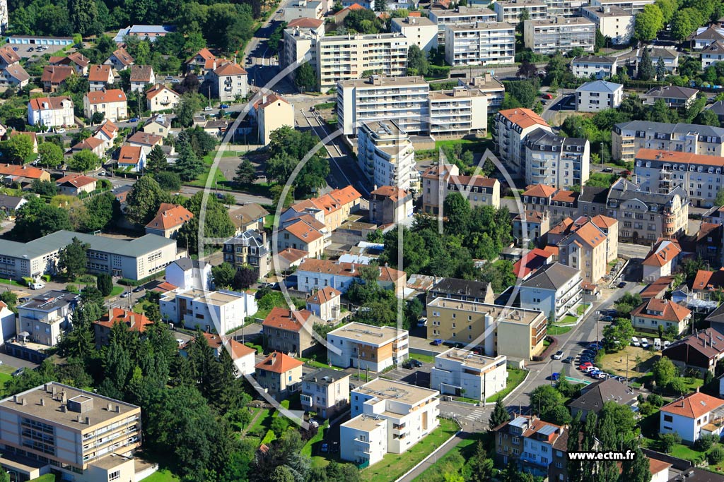 Photo arienne de Metz (Plantires Queuleu)