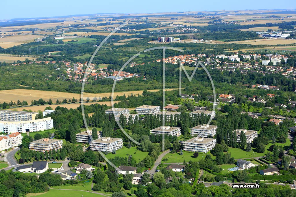 Photo arienne de Metz (Vallires - Les Bordes)