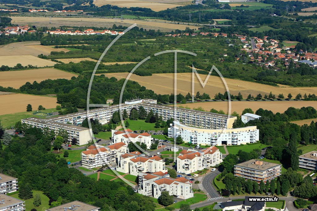 Photo arienne de Metz (Vallires - Les Bordes)