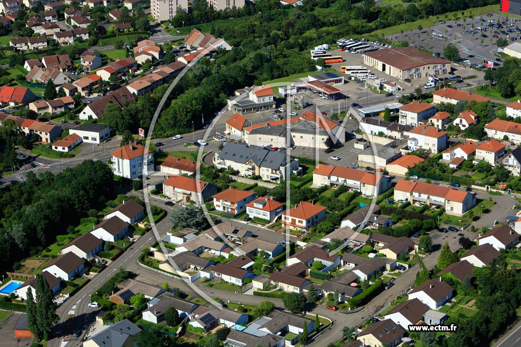 Photo arienne de Metz (Vallires - Les Bordes)