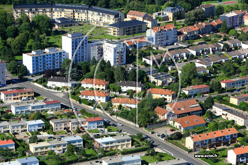 Photo arienne de Metz (Vallires - Les Bordes)