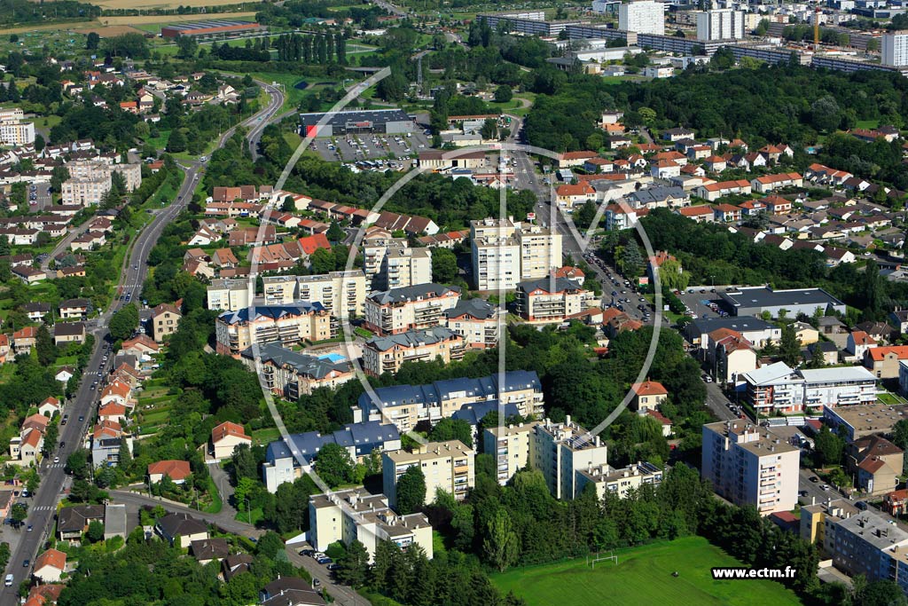 Photo arienne de Metz (Vallires - Les Bordes)