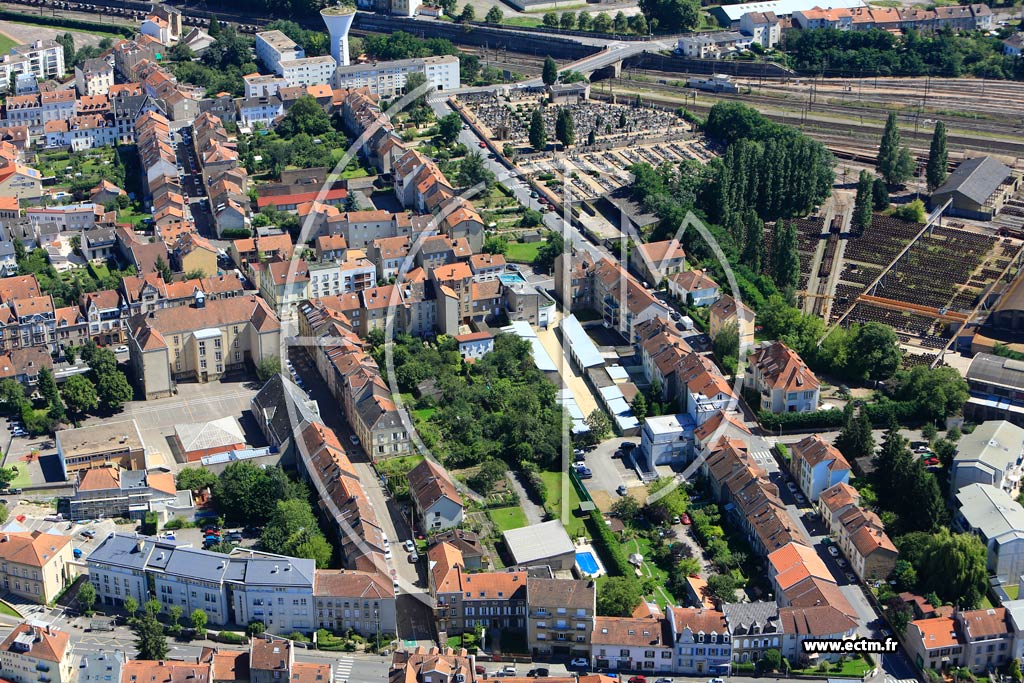 Photo arienne de Montigny-ls-Metz