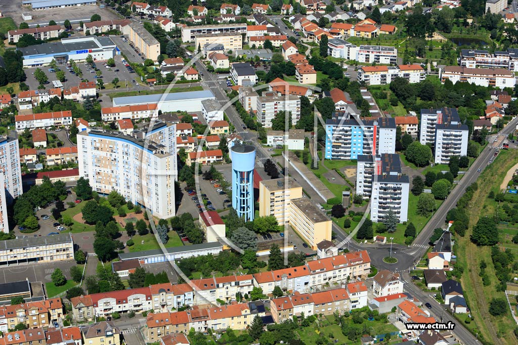 Photo arienne de Montigny-ls-Metz