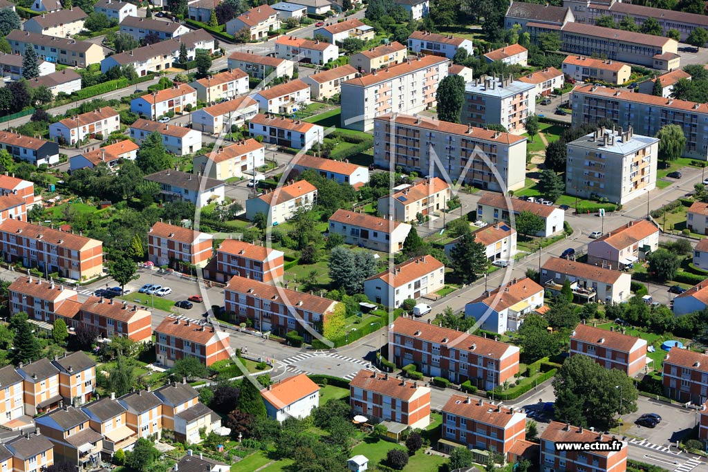 Photo arienne de Moulins-ls-Metz