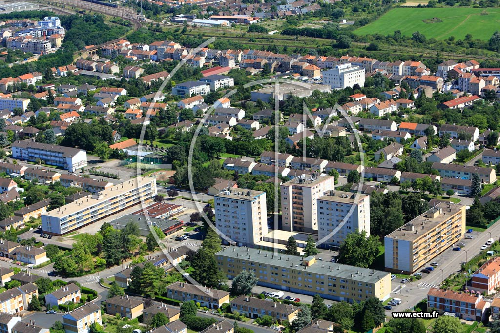 Photo arienne de Moulins-ls-Metz