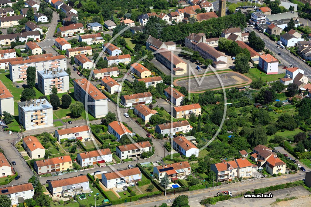 Photo arienne de Moulins-ls-Metz