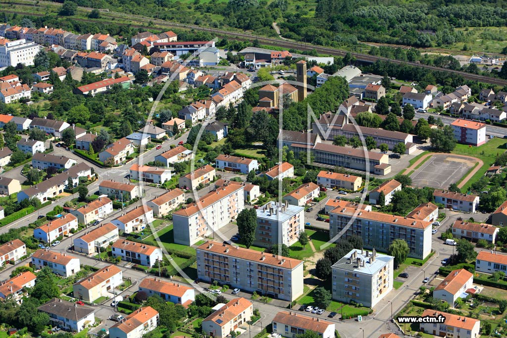 Photo arienne de Moulins-ls-Metz