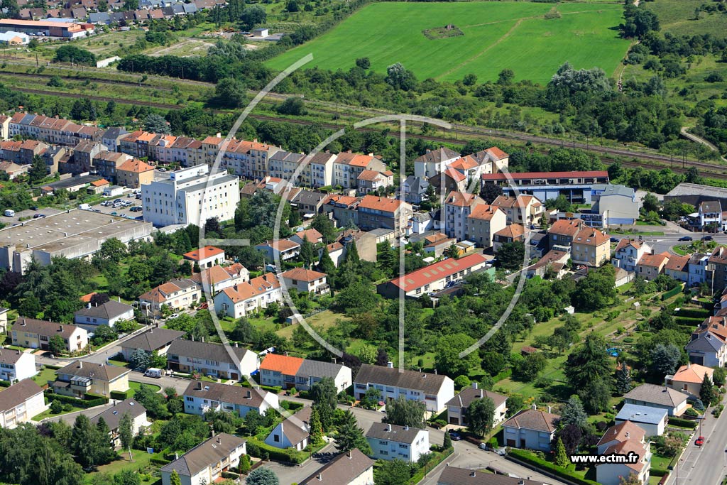 Photo arienne de Moulins-ls-Metz