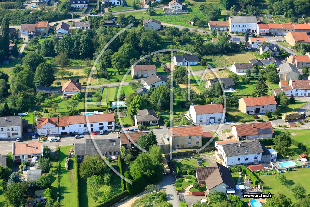 Photo arienne de Berviller-en-Moselle