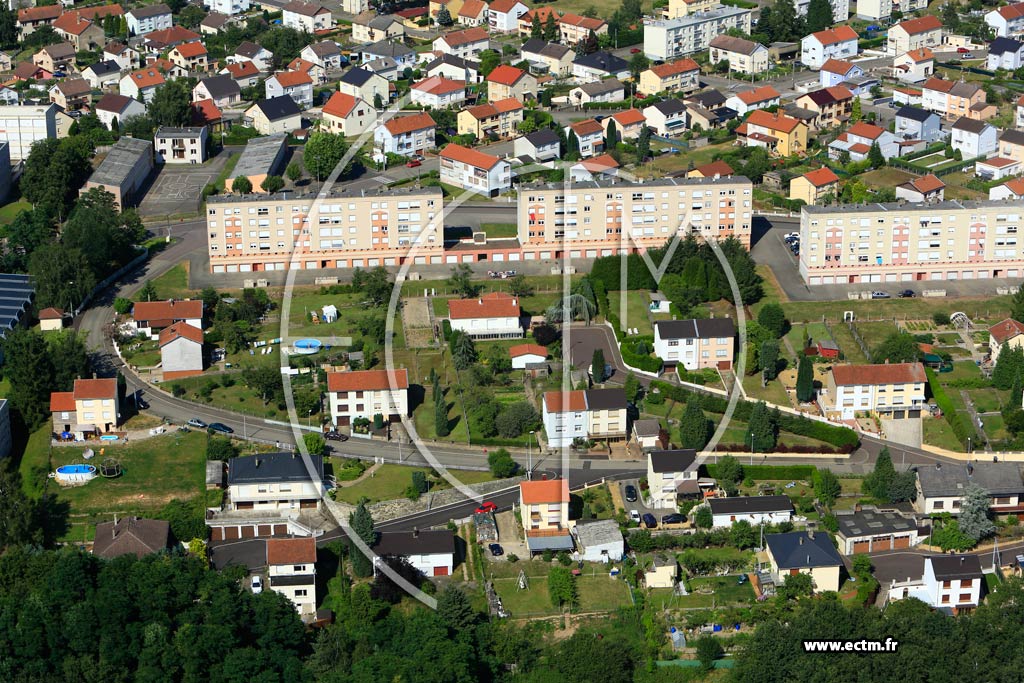 Photo arienne de Creutzwald (Le Breckelberg)