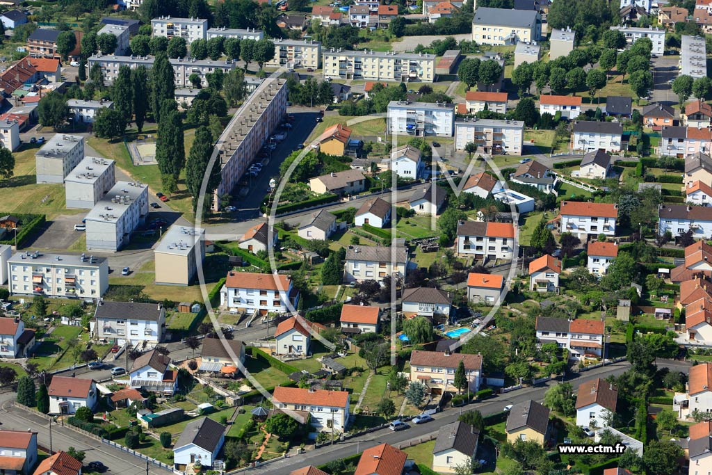 Photo arienne de Creutzwald (Le Breckelberg)