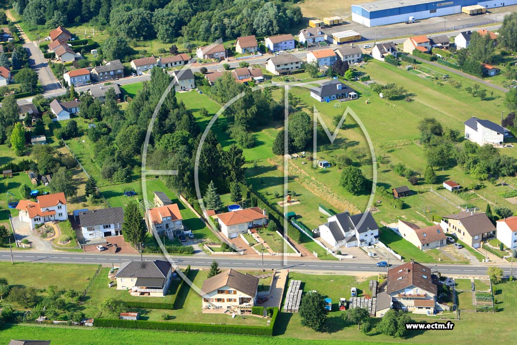 Photo arienne de Hargarten-aux-Mines