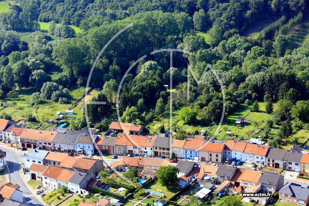 Photo arienne de Hargarten-aux-Mines