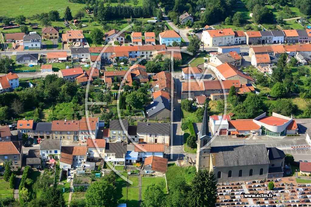 Photo arienne de Hargarten-aux-Mines