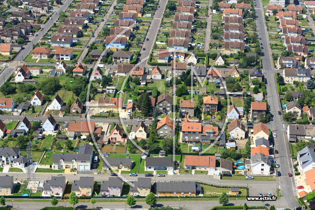 Photo arienne de Amnville