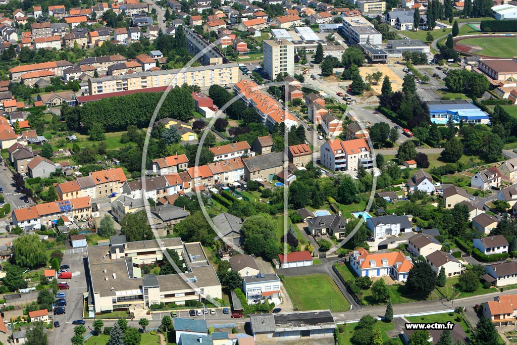 Photo arienne de Maizires-ls-Metz