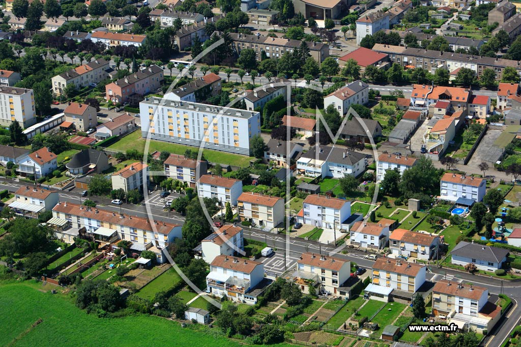 Photo arienne de Maizires-ls-Metz