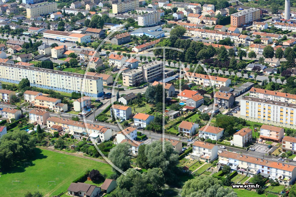 Photo arienne de Maizires-ls-Metz