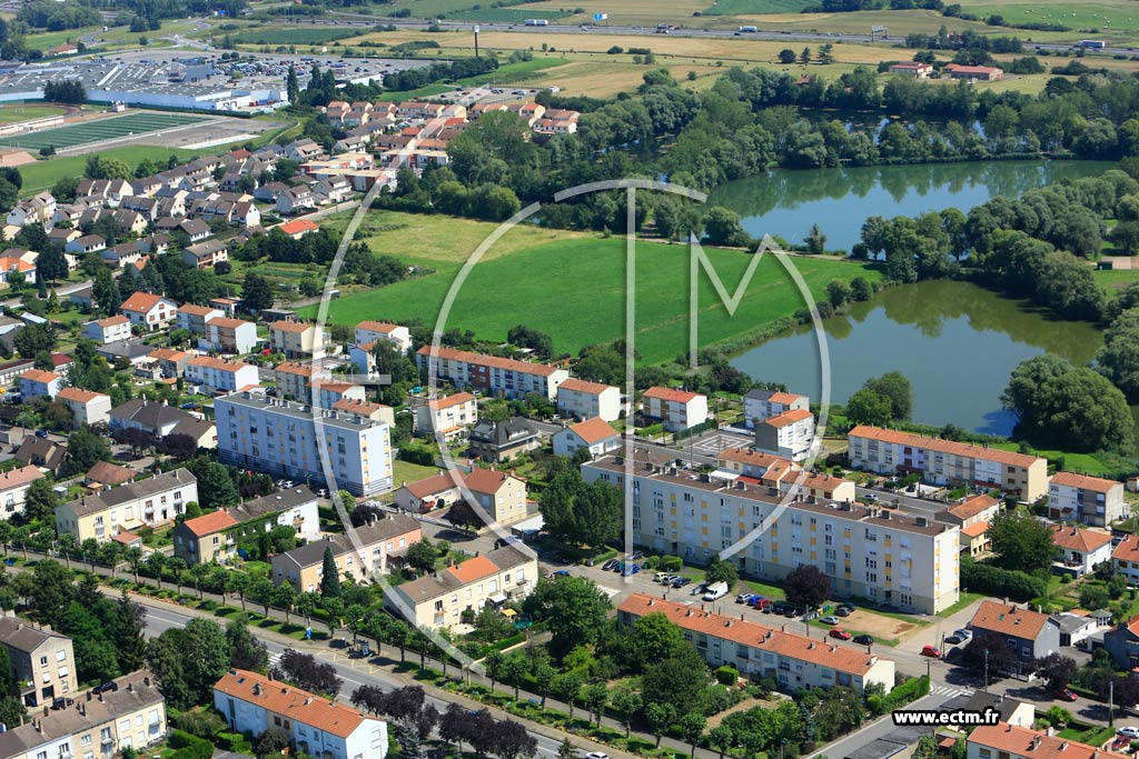 Photo arienne de Maizires-ls-Metz